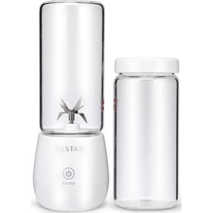 450ml Oplaadbare Elektrische Draagbare Juicer Fruit Groente Sap Mixer Zes-Blad Blade Fruit Ijs Smoothie Maker Blender Machine