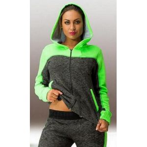 2 Stuk Training Sets Plus Size Effen Sportkleding Voor Vrouwen Gym Running Losse Hoodies Ritsen Lange Broek Trainingspakken Jogging suits