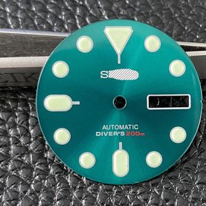 Horloge Onderdelen 28.5Mm Enamel Oranje Dial Luminous Marks Geschikt Voor Japan NH36A Automatische Beweging