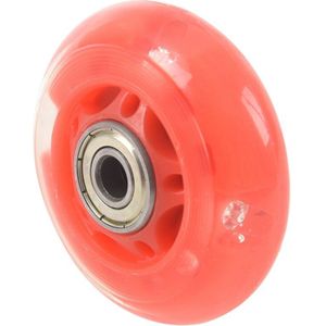 1 Paar 8Mm Dia 608ZZ Lager Inline Scooter Schaatsen Skate Wiel Rood