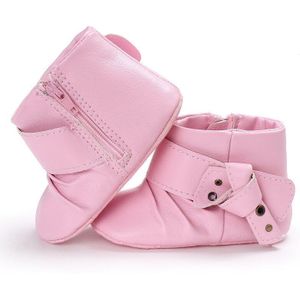 Winter Warm Baby Meisje Pu Lederen Schoenen Lace-Up Soft Bont Schoenen Prewalker Wandelschoenen Peuter Baby Jongens Schoenen Winter laarzen Voor Baby