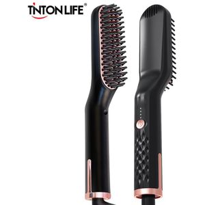 3 In1 Baard Stijltang Multifunctionele Haar Styling Tool Haar Borstel Elektrische Stijltang Krullen Kam