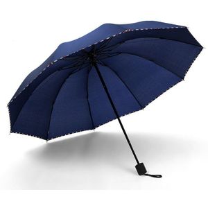 10 K Parasol Wind Slip Drie Opvouwbare Paraplu Regen Vrouwen Auto Luxe Grote Winddicht Paraplu Regen Voor Mannen Zwart coating