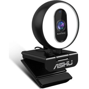 Tishric H100 Webcam 1080P 60fps Led Autofocus Web Camera Met Microfoon Webcam Voor Pc Live Videoconferencing Broadcast