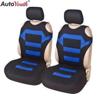 Autoyouth Autostoel Bescherming 2 Stuks Voorstoel Cover T-shirt Styleing Auto Interieur Accessoires Rood Blauw Grijs Clorls