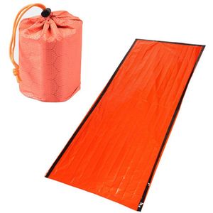 Draagbare Outdoor Camping Slaapzak Envelop Vouwen Pe Aluminium Film Thermische Waterdichte Emergency Wandelen Lichtgewicht Herbruikbare