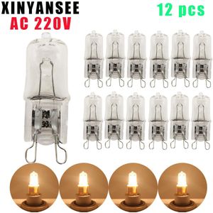 12 stks Super Heldere duurzaam G9 220 v Halogeen Lamp Gloeilamp 25 w 40 w 60 w Halogeen G9 220 v Warm Wit Indoor Clear halogeenlamp