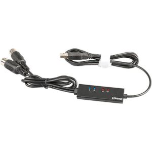 -Doremidi MTBU-20 Draadloze Bluetooth Usb Midi Kabel Usb Midi Converter Midi Adapter Bluetooth 5-Pin Adapter muziek Editor