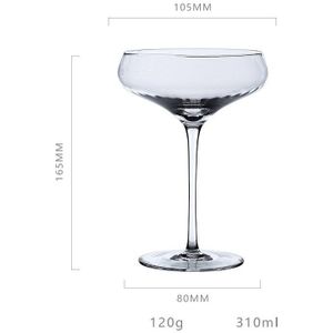 Creatieve Loodvrij Kristal Transparante Wijn Cup Handgemaakte Martini Cups Margarita Cup Cocktail Glazen Bar Party Thuis Drinkware