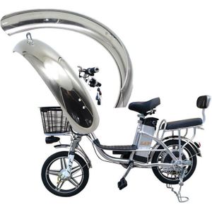 16 Inch 16X2.5 E-Bike Elektrische Fiets Spatbord Spatbord Rvs Vouwfiets Vleugels Voor Achter Modder guard Fietsonderdelen