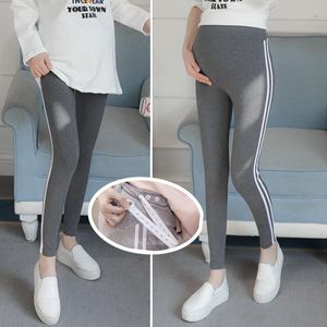 Kuulee Moederschap Sport Broek Elastische Taille Casual Gestreepte Broek Kleding Voor Zwangere Vrouwen Zwangerschap Broek