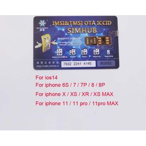 Heicard Voor Iphone 6S 7 8 Plus X Xr Xs Max 11 11pro 11 Pro Max Automatische Pop Up 4G Sim-kaart Voor Ios 14.2