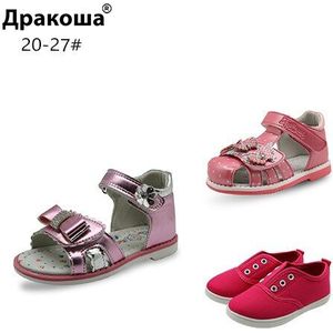 Apakowa 3 Pairs Meisjes Schoenen Zomer Sandalen Lente Herfst Casual Schoenen Sneakers Kleur Willekeurig Gestuurd Voor Een Pakket Eu Size 20-27