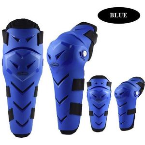 2 Stuks Kniebeschermers + 2 Stuks Elleboogbeschermers Motorcycle Fietsen Elleboog Knie Pads Kneepad Guard Motocross Bescherming Apparatuur Guards armors Set