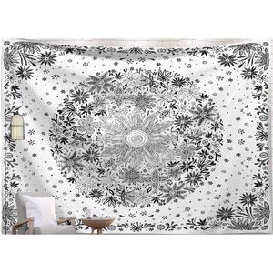 95X73Cm Indian Tapijt Muur Opknoping Mandala Hippie Gypsy Sprei Gooi Bohemian Cover