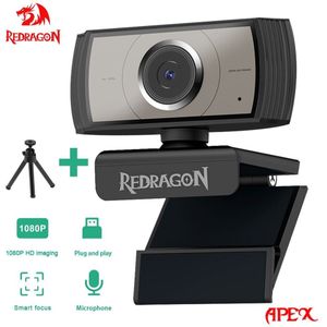 Redragon Apex Usb Hd Webcam Autofocus Ingebouwde Microfoon 1920X1080P 30fps Webcam Camera Voor Computer laptops Spel Pc GW900