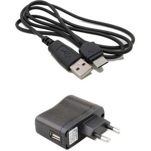 Usb Wall Charger &amp; Data Kabel Voor Samsung SGH-T329 Streep T509 T519 Trace T629 X820 X830 D800 P300 T809/d820 Z510 Z540 A436