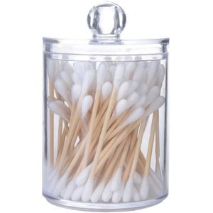 Make Wattenschijfje Organizer Badkamer Opbergdoos Voor Wattenstaafjes Staaf Cosmetica Sieraden Qtip Container Badkamer Organizer