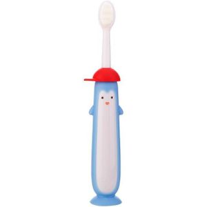 Leuke Kinderen Pinguïn Tandenborstel Kids Training Tandenborstel 360 Tandenborstel Floss Theeth Cleaner Tandenborstel Voor Kinderen Tanden Care