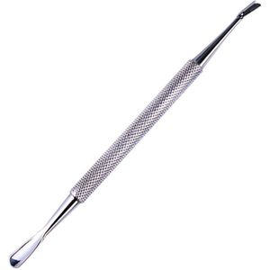 1Pc Rvs Nail Art Dubbelzijdig Cuticle Vinger Dode Huid Gesneden Remover Pusher Manicure Pedicure Nail Care Tools LA1-9