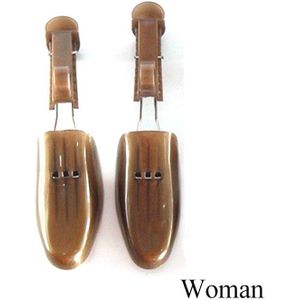 1 Paar Verstelbare Mannen Vrouwen Plastic Laarzen Schoen Brancard Duurzaam Effen Zwarte Schoen Boom Expander Extender Schoenen Ondersteuning Keeper