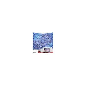 Grote Mandala Indian Tapijt Muur Opknoping Bohemien Strandlaken Polyester Dunne Deken Yoga Shawl Mat 210X150Cm Deken