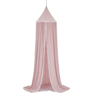 Grijs Roze Wit Meisje Prinses Tent Klamboe Kids Play Tent Baby Wieg Crib Canopy Bed Gordijn Nordic Decor Kinderen speelhuis