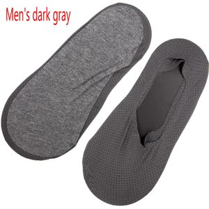 1 Paar Mannen Boot Sokken Zomer Dunne Mesh Katoenen Japanse Ondiepe Mond Sokken Mannen Non-Slip Siliconen naadloze Onzichtbare Sokken