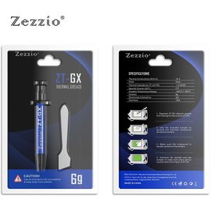 Zezzio ZT-GX 2G, 6G, Cpu, Rtx 3090 3080 Gpu Kaart Warmteafvoer Koelpasta, 14.3W/Mk, Plaste Gebruik Op Notebook,Laptop Computer