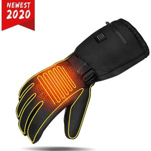 Clispeed 3 Niveaus Batterij-Operated Verwarmde Handschoenen Elektrische Winter Hand Vinger Warme Handschoenen Voor Skiën Fietsen Paardrijden