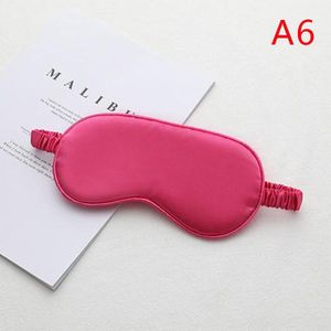 1Pc Slaapmasker Slapen Eye Mask Cover Eyepatch Blindfold Effen Draagbare Rest Relax Eye Shade Cover Zachte Pad