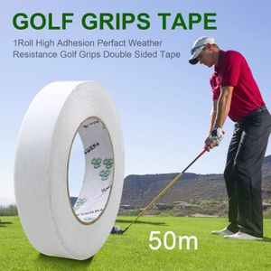 1Roll 50M Breedte 50/40/35/30/25/20/18Mm Professionele golf Grips Dubbelzijdige Tape Clubs/Putter/Wedge Tapes Regripping Accessoires
