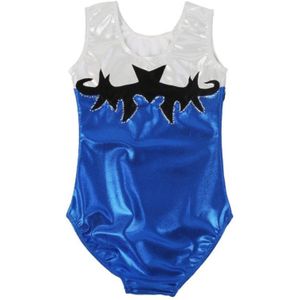 Kids Grils een stuk Gymnastiek Dans Ballet Jurk Radium Kleur Diamant Kleur Mouwloze Body Pak Praktijk Kleren