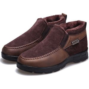 Fluwelen Winter Laarzen Pluche Laarzen Schoenen Solid Rits Mode Katoen Platte Met Warme Snowboots Mannen Laarzen Geen-Slip 568