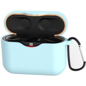 Stijl Beschermende Siliconen Effen Kleur Cover Case Duurzaam anti-verloren Gesp Voor Sony WF-1000XM3 Bluetooth Oordopjes