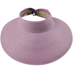 Women’s Hat Summer Women Foldable Straw Sun Hats For Women Visor Cute Bowtie Beach Hat Visor Hat Visera Fisherman Hat Gorra #L20