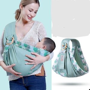 Rugzakken & Carriers Ergonomische Draagzak Baby Wrap Draagdoek Draagdoek Pasgeboren Borstvoeding Handdoek Cross-Holding Heupdrager