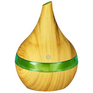 300ml Houten Ultrasone Luchtbevochtiger USB Elektrische Aroma Essentiële Olie Klassieke Air Diffuser Voor Auto Auto Accessoires