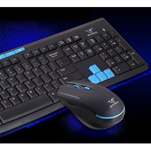 2.4Ghz Draadloze Toetsenbord Muis Pak voor Game Home Office Laptop PC Desktop Ergonomische Waterdichte HK3800