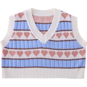 Baby Meisjes Mouwloze Truien Lente Herfst Baby Meisjes Harten Gebreide Vesten Kinderen Meisjes Katoen Causale Vesten P4 119