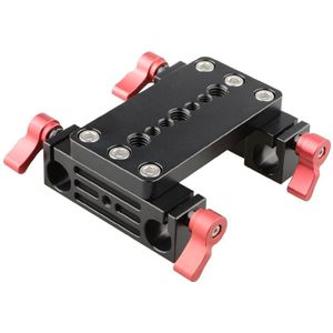 Camera Statief Quick Release Plaat Met 15 Mm Rod Clamp Railblock Voor Rod Ondersteuning Dslr Camera Rig Kit Fografia Accessoires c1135