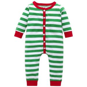 Pasgeboren Baby Kids Jongens Meisjes Xmas Pyjama Katoen Romper Een Stuk Nachtkleding Set