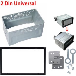 Unit 2 Din Auto Montage Dvd-speler Frame Montageplaat Panel Kooi Radio Voertuig Case