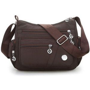 Vrouwen Schouder Tas Toevallige Waterdichte Nylon Rits Pocket Handtas Mode Grote Capaciteit Reizen Vrouwelijke Crossbody Tassen