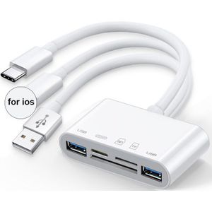 Otg Usb Camera Multimemory Adapter Voor Lightning Naar Micro Sd Tf Kaartlezer Kit Voor Iphone Ipad Voor Apple Ios 13 Converter