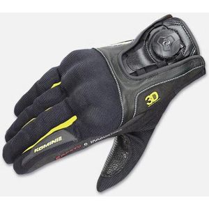 Komine Gk 164 Boa Beschermen Mesh Handschoenen Zwarte Handschoenen Motocross Scooter Street Moto Handschoen