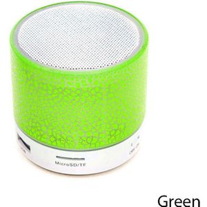 Mini Draagbare Speaker Bluetooth Draadloze Audio Dazzling Crack Led Verlichting Subwoofer Ondersteuning Tf-kaart Usb