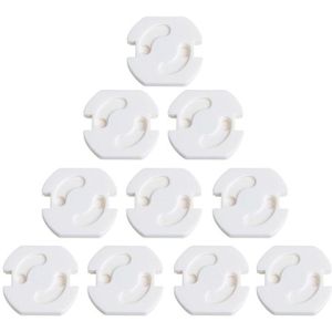 10Pcs Mains Plug Socket Cover Baby Proof Kind Veiligheid Plug Guard Protector