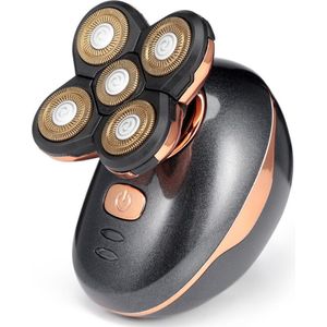 Jinding RQ5588 3D Rotary Vijf Blade Scheermes Elektrische Scheerapparaat Voor Mannen Tondeuse Drijvende Wasbare Oplaadbare Elektrische Scheerapparaat