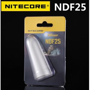 Nitecore NDF25 Zaklamp Wit Diffuser Kegel Verkeer Wand Tip Voor EC11 EC21 EA21 MH12 MH10 MT2C Lantaarn Met Hoofd Van 25.4Mm